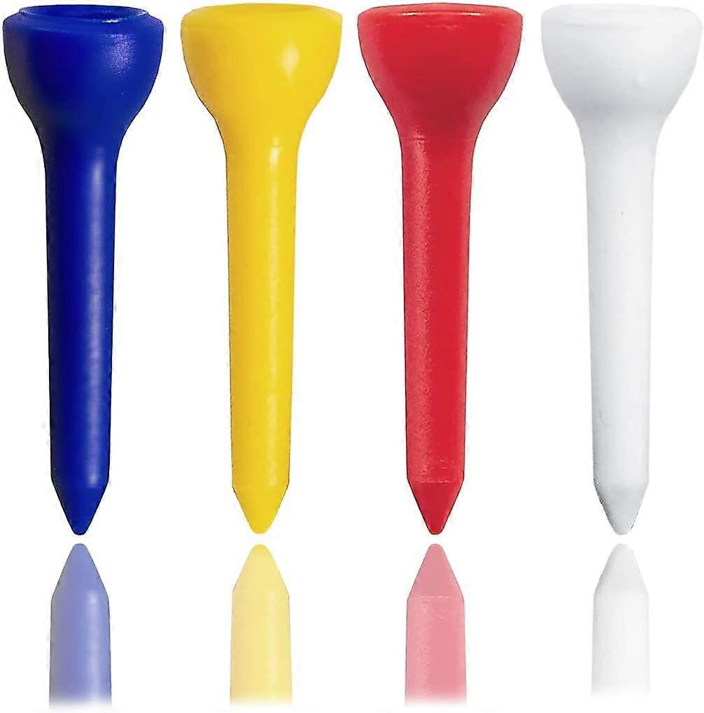 Plastic Cropped Golf T-Shirts 49mm Mixed Colors 100 Count