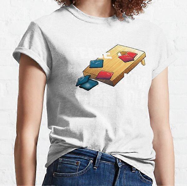 Tričko Peace Loves Cornhole Classic-RK3063