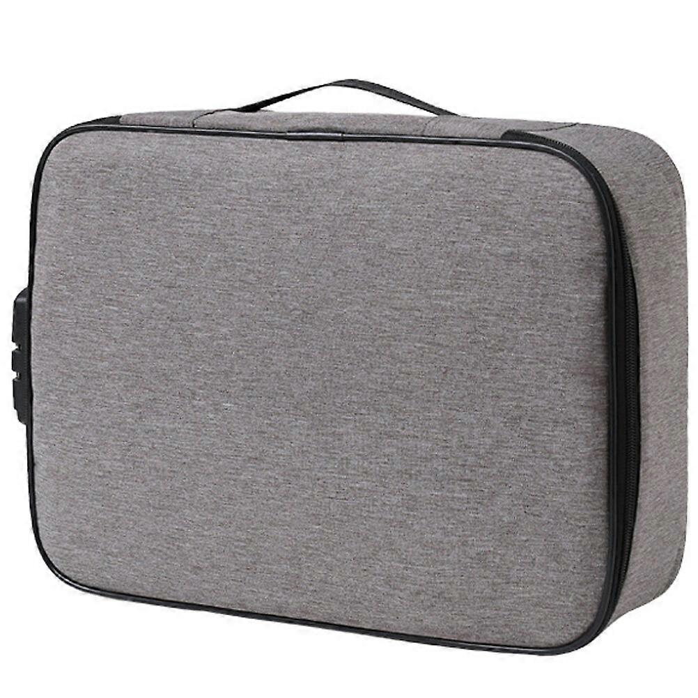 Document Lock Box Combination Portable Office File Storage  Bag Organizer File Box Document Box