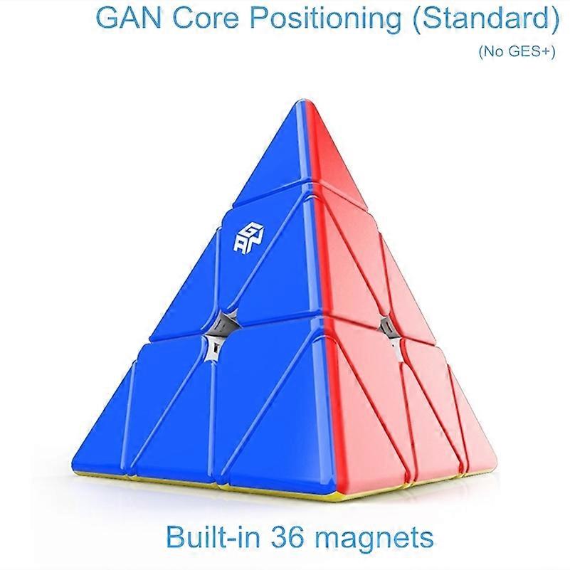 GAN Pyramid 3x3 Magnetic Pyramid cube GAN pyramid M 3x3x3 Speed cube puzzle cube Magnet Magic cube GAN pyramid UV Magnetic cube