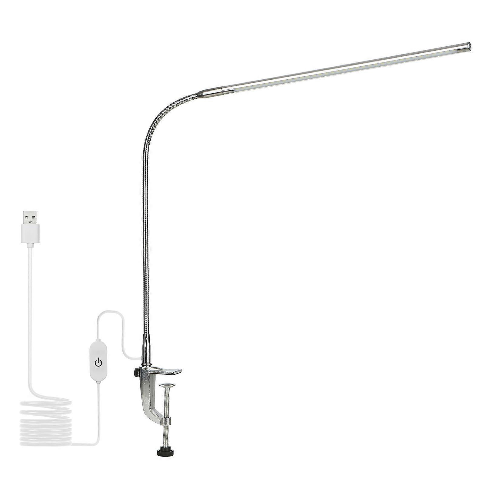 10W USB Clip Desk Lamp 36 LEDs Touch Control Reading Light for Bed Headboard Desk Workbench