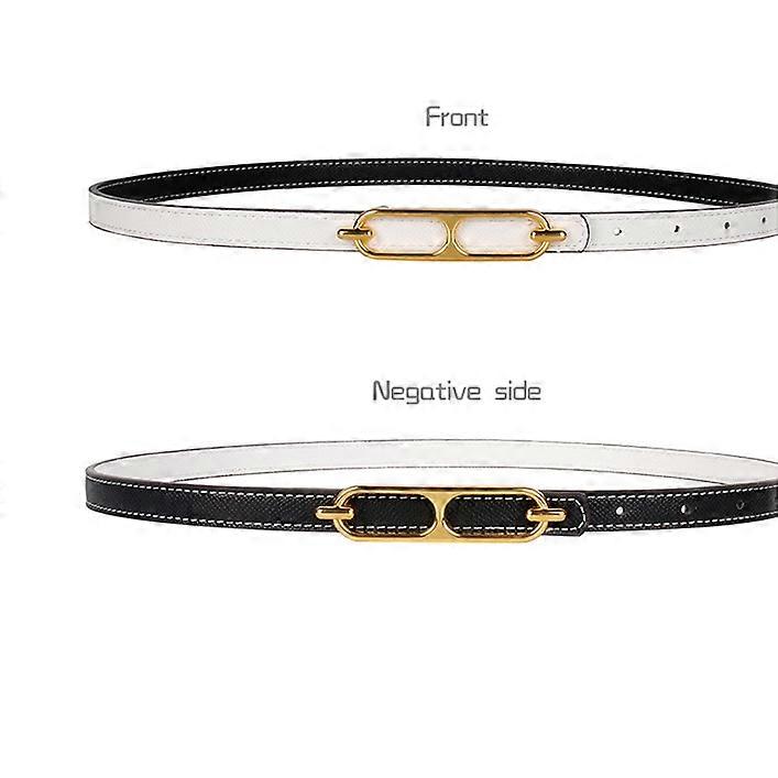 2023 Double-sided use of women's leather belt decorated ins fashion jeans wild student trend luxury design top quality brand