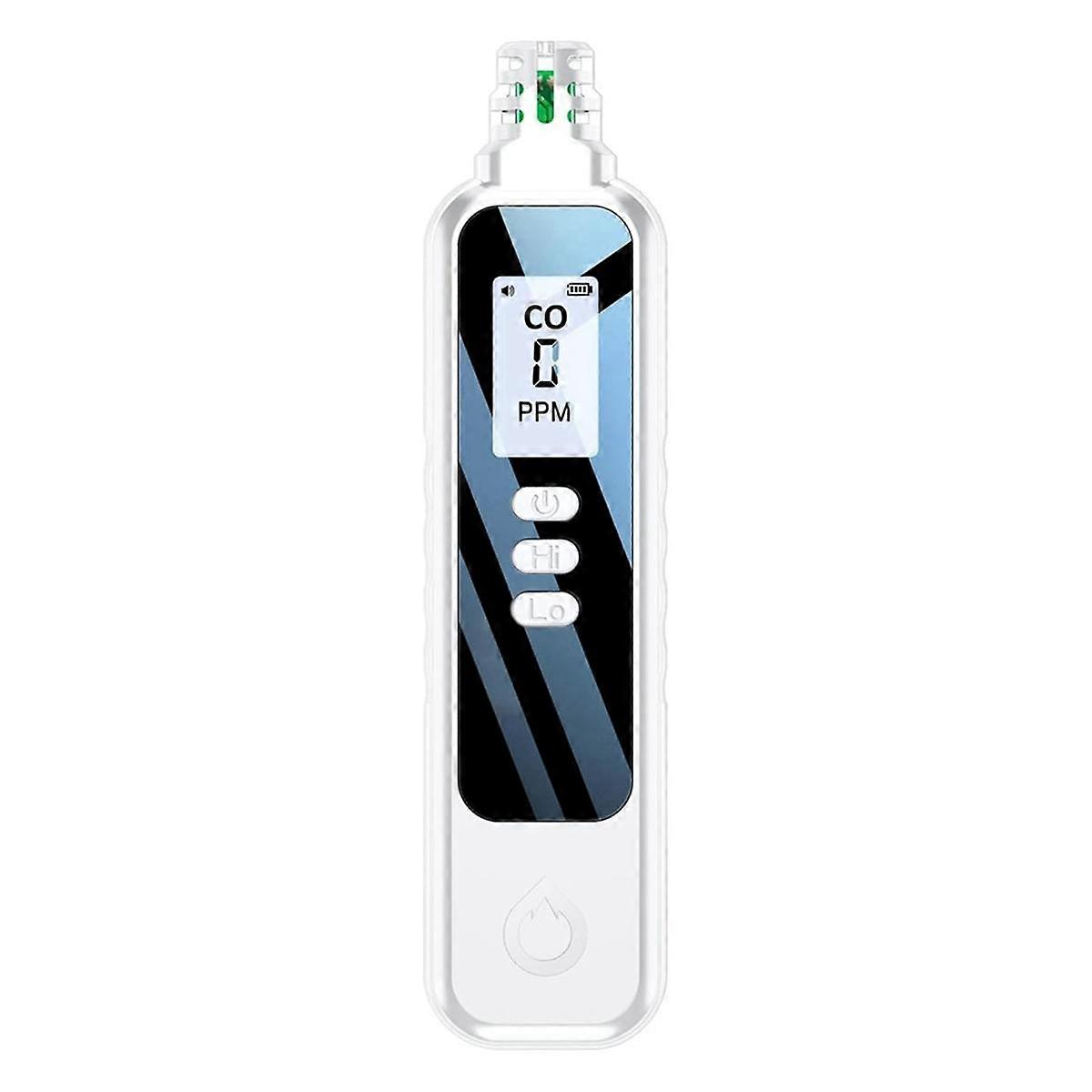 Rilevatori portatili di monossido di carbonio da viaggio, rilevatore di CO portatile con display LCD e 2 batterie AAA
