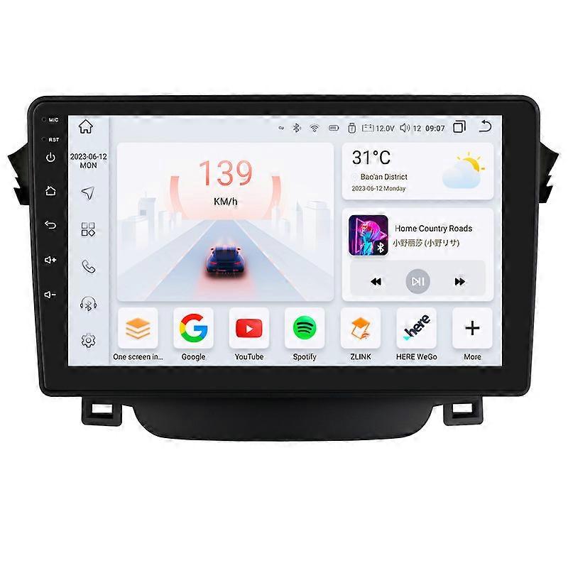 2 Din For Hyundai i30 Elantra GT 2011-2017 Car Radio Carplay 4g 8-core Wifi Android Auto Car Stereo Car Multimedia Video Player GPS Navigation DSP RDS