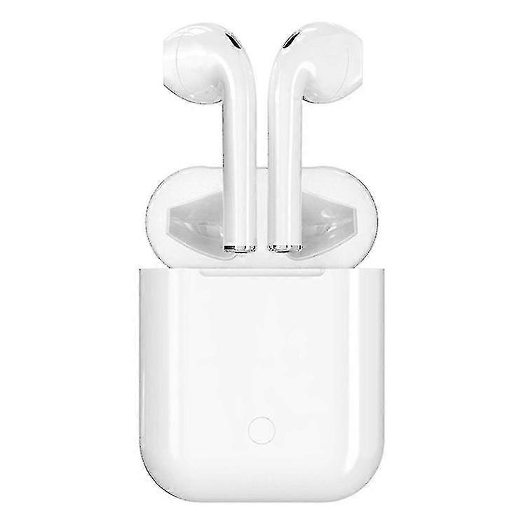 I9 Touch bilateral stereo Bluetooth Headset Alb