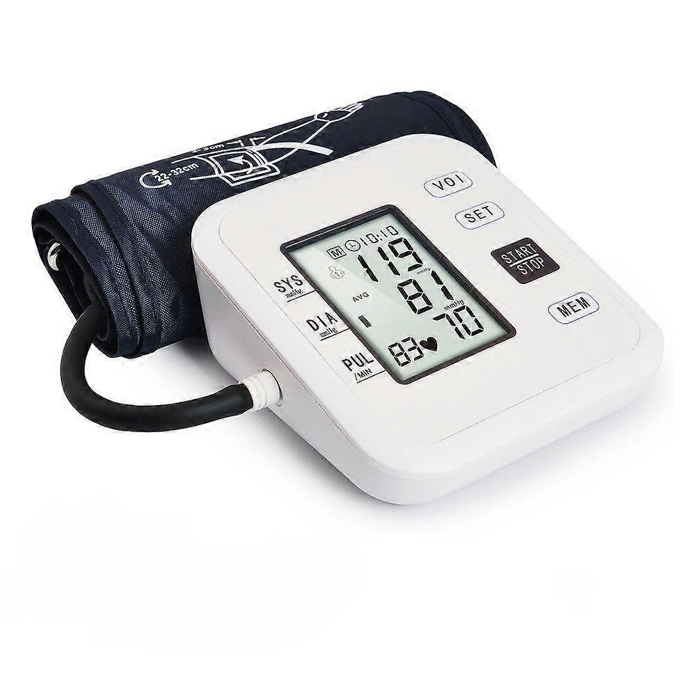 High accurate digital blood pressure monitor upper arm type bp machine with irregular heartbeat indicator