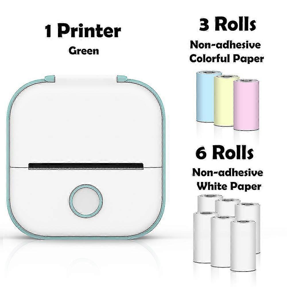 Phomemo T02 Mini imprimante Imprimante portable Autocollant d’impression thermique sans fil sans encre Imprimante de poche auto-adhésive Imprimante d’étiquettes