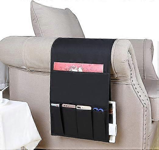 Sofa armrest storage bag, magazine remote control holder, waterproof bag, sofa storage bag, iPad mobile phone, books, paper towels, snacks