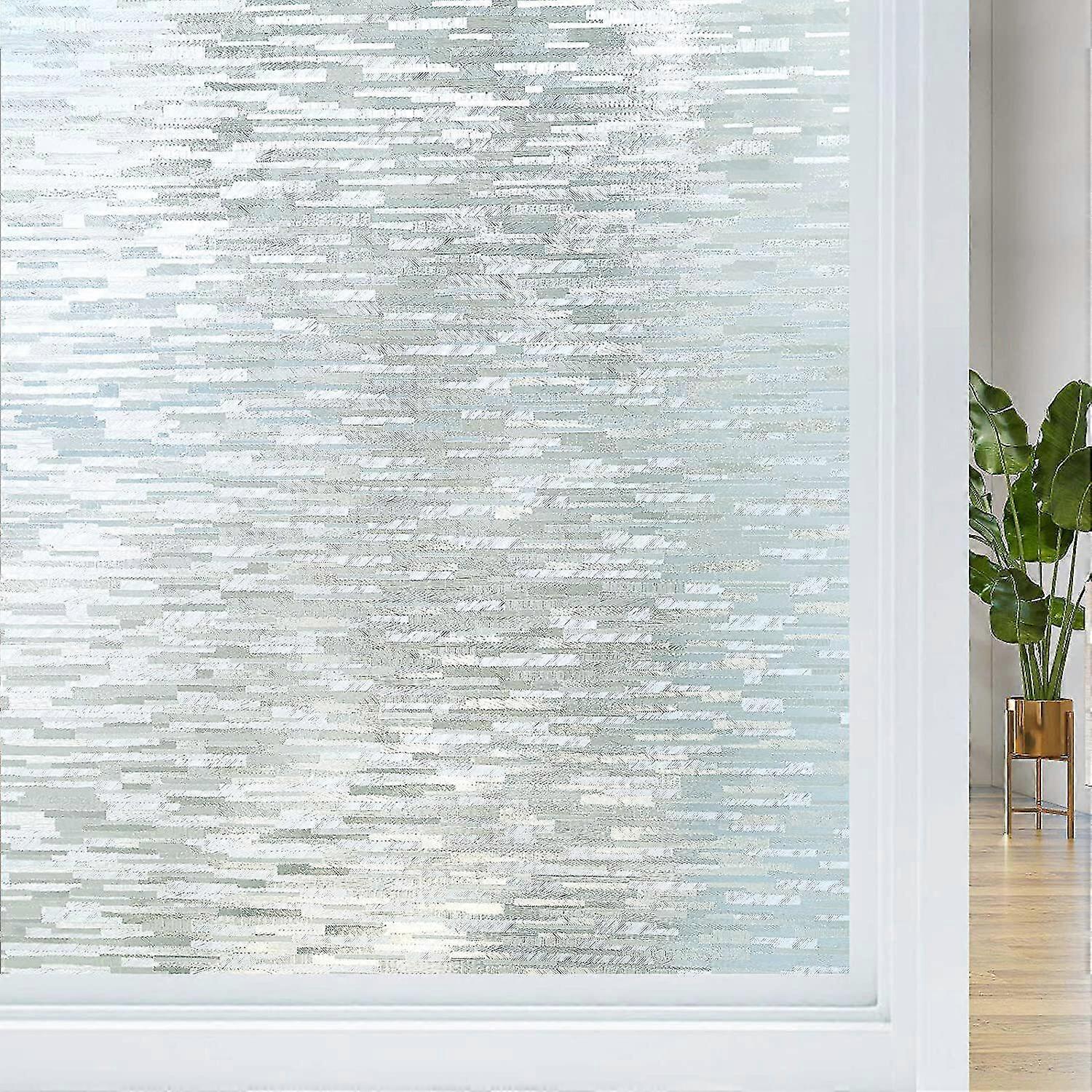 Window Privacy Film, Frosted Glass Window Film, Static Uv Blocking Window Clings