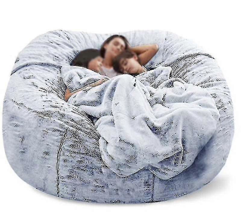 Lazy Sofa Bean Bag Artificial Fur Bean Bag Bean Sofa (solo copridivani, senza riempitivi)