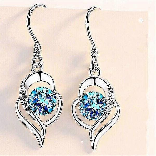 Romantic Exquisite Love Earrings [blue]