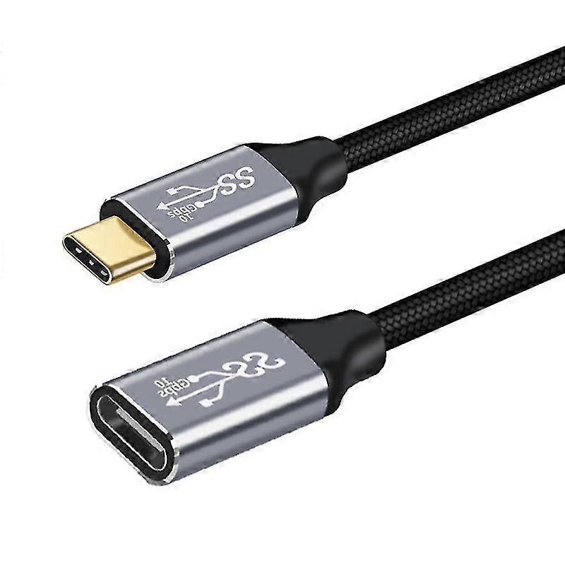 Usb C Extension Cable Pd100w Gen2 Type C 3.1 Male To Female Extender Data Cord