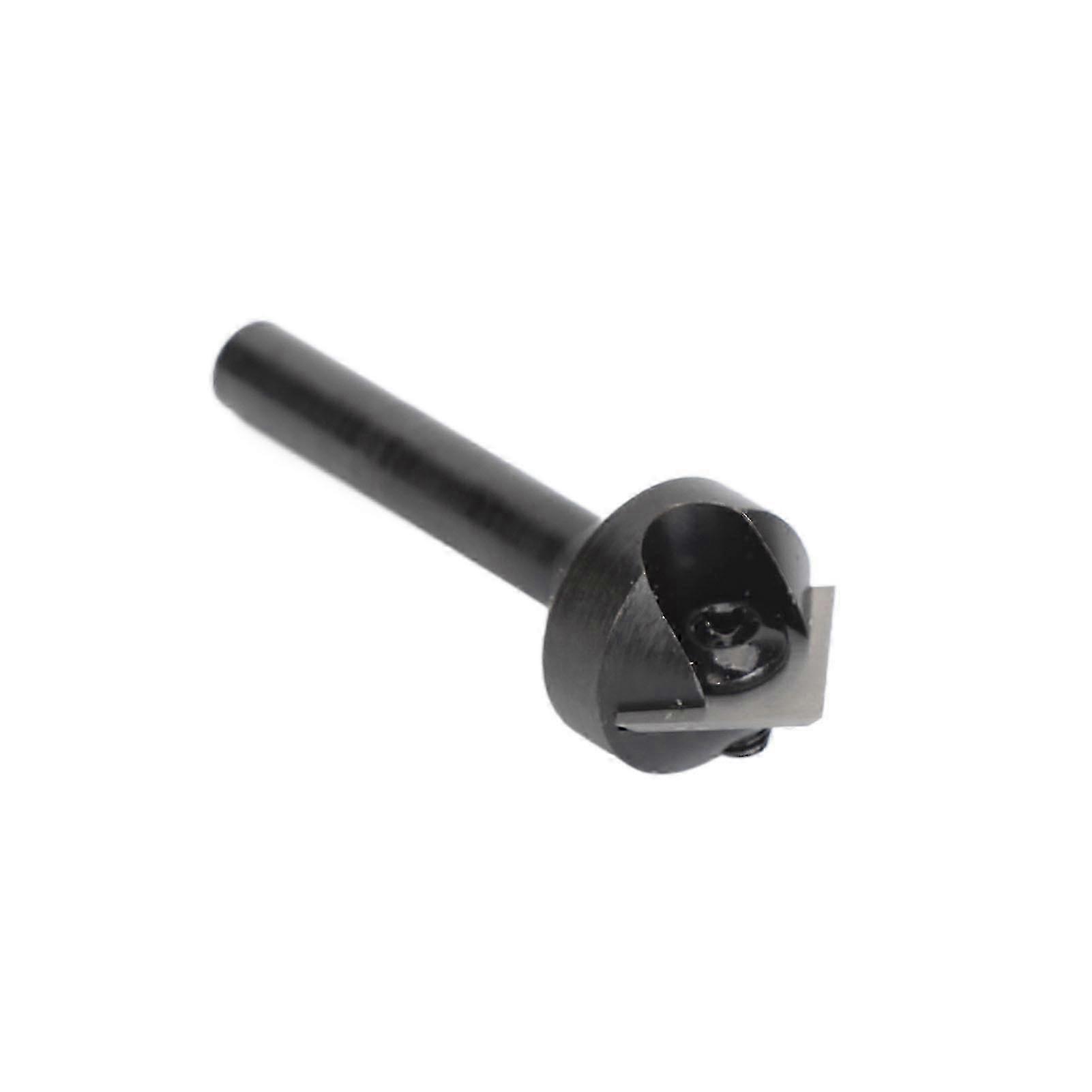 V-shape , Carbide Insert 1/4 Shank, 90/45 Degree, Woodworking Slotting Tool, 0.5 Cutting Dia., 1/4 Shank Size
