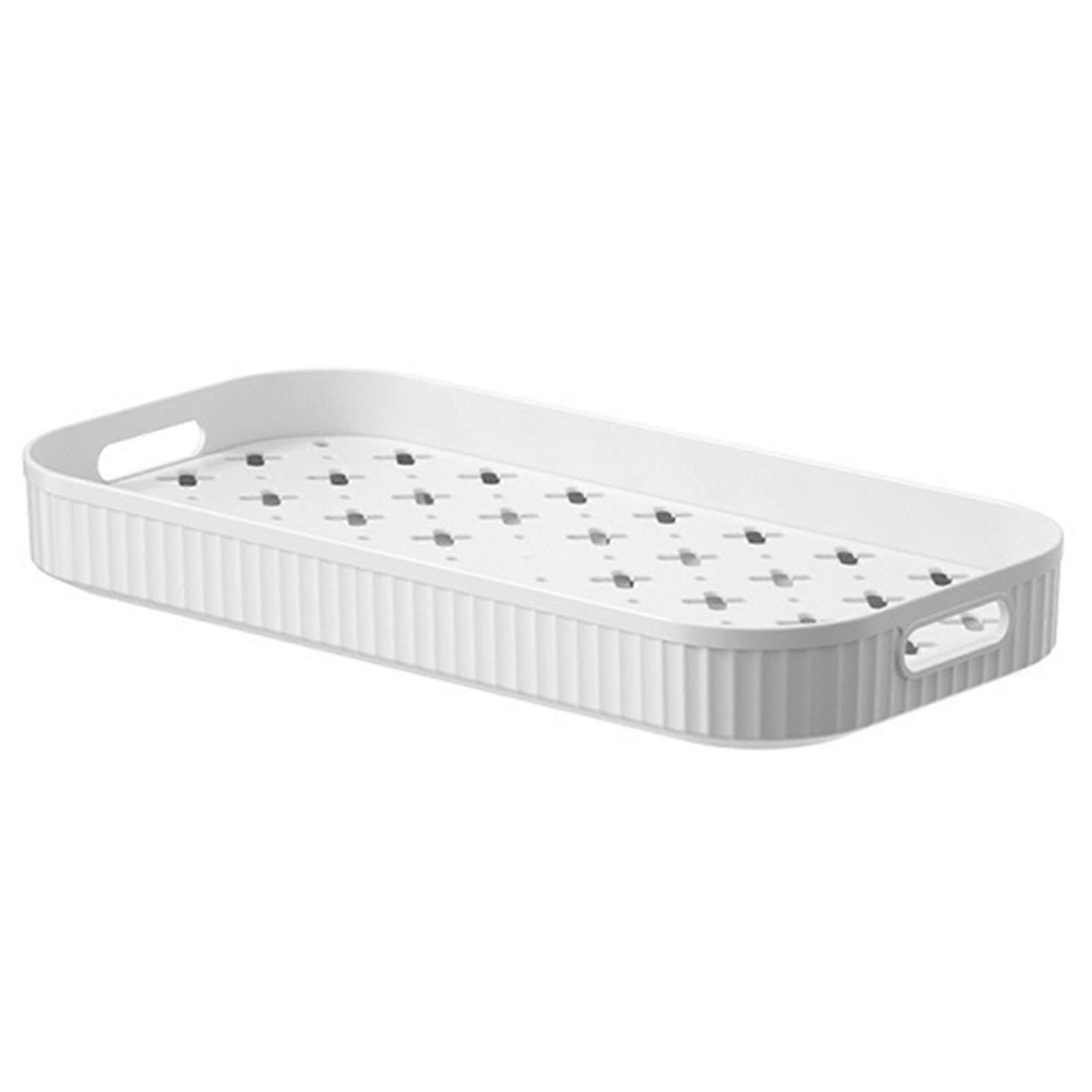 Drain Tray Splashproof Easy to Clean 2 Tier Dish Drain Tray Durable Non Slip Serving Tray for Home Kitchen