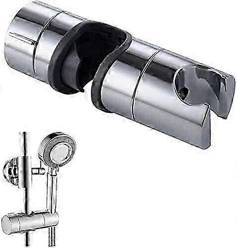 Replaceable Handheld Shower Holder, Chrome ABS Shower Head Holder, 18-25MM Diameter Adjustable