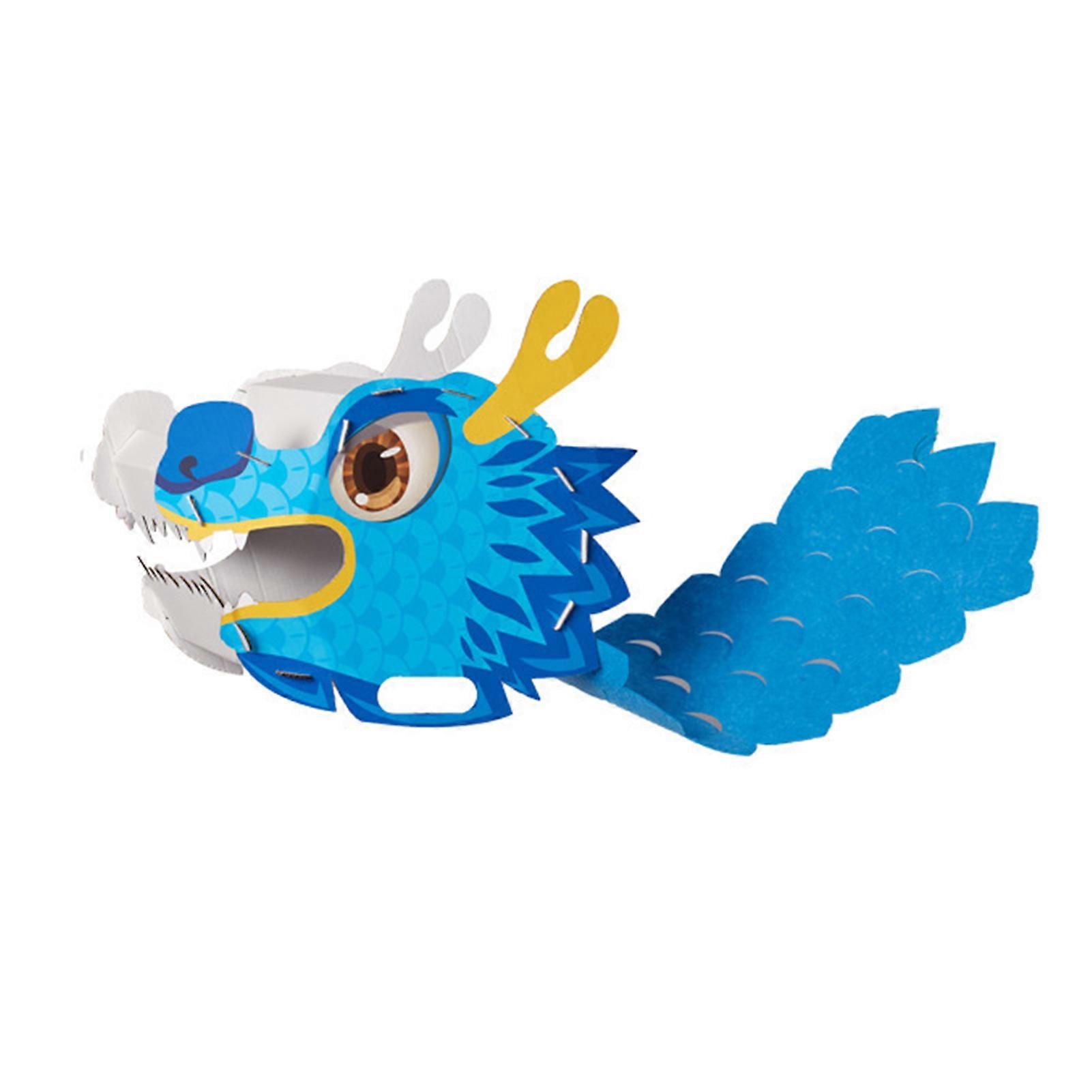 1 Set Dragon Dance Toy Chinese Tradition-inspired Toy DIY Dragon Dance Kit for New Year Party Decoration