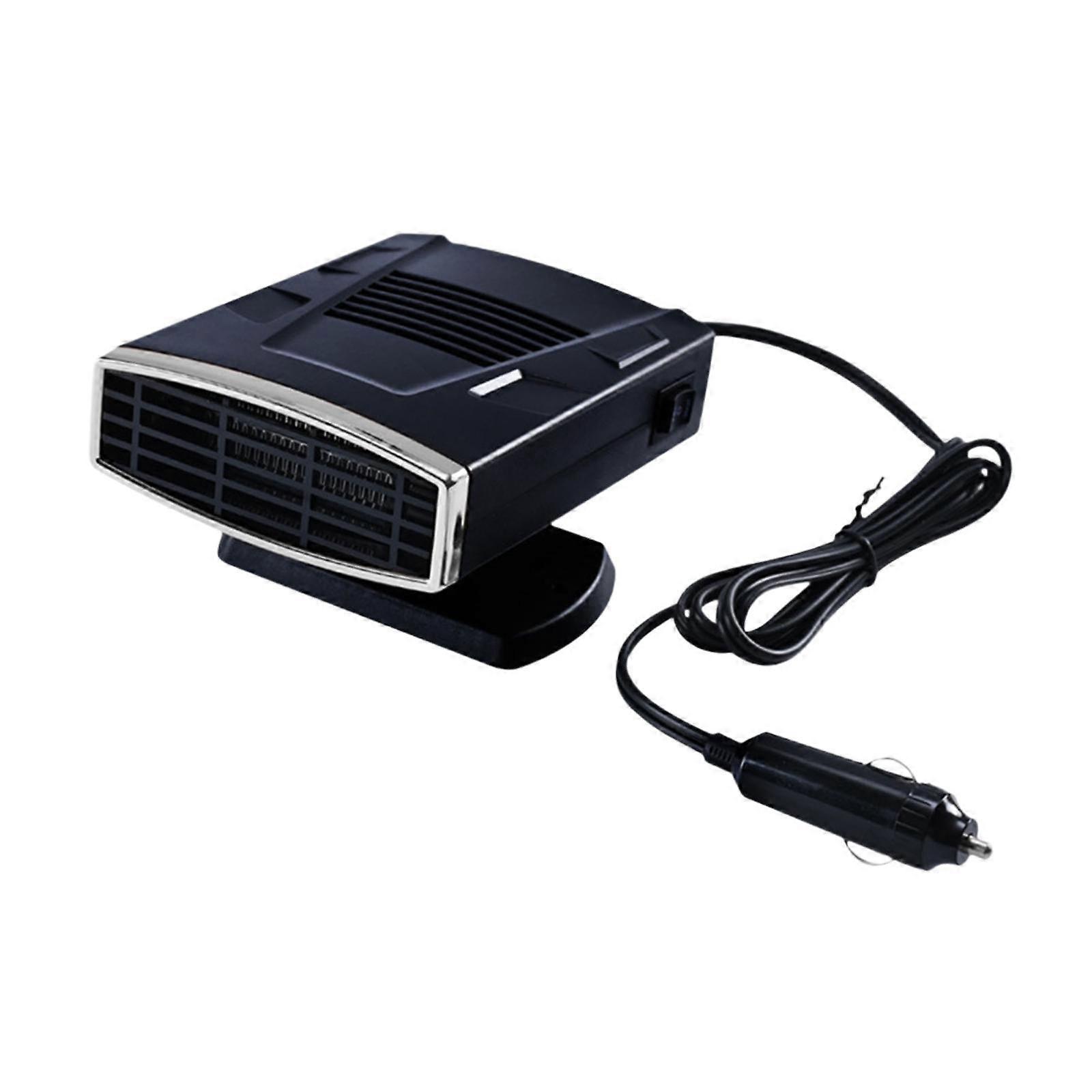 Car Heater Multifunctional for Winter Fast Heating Portable Defrost Defogger Silver Frame