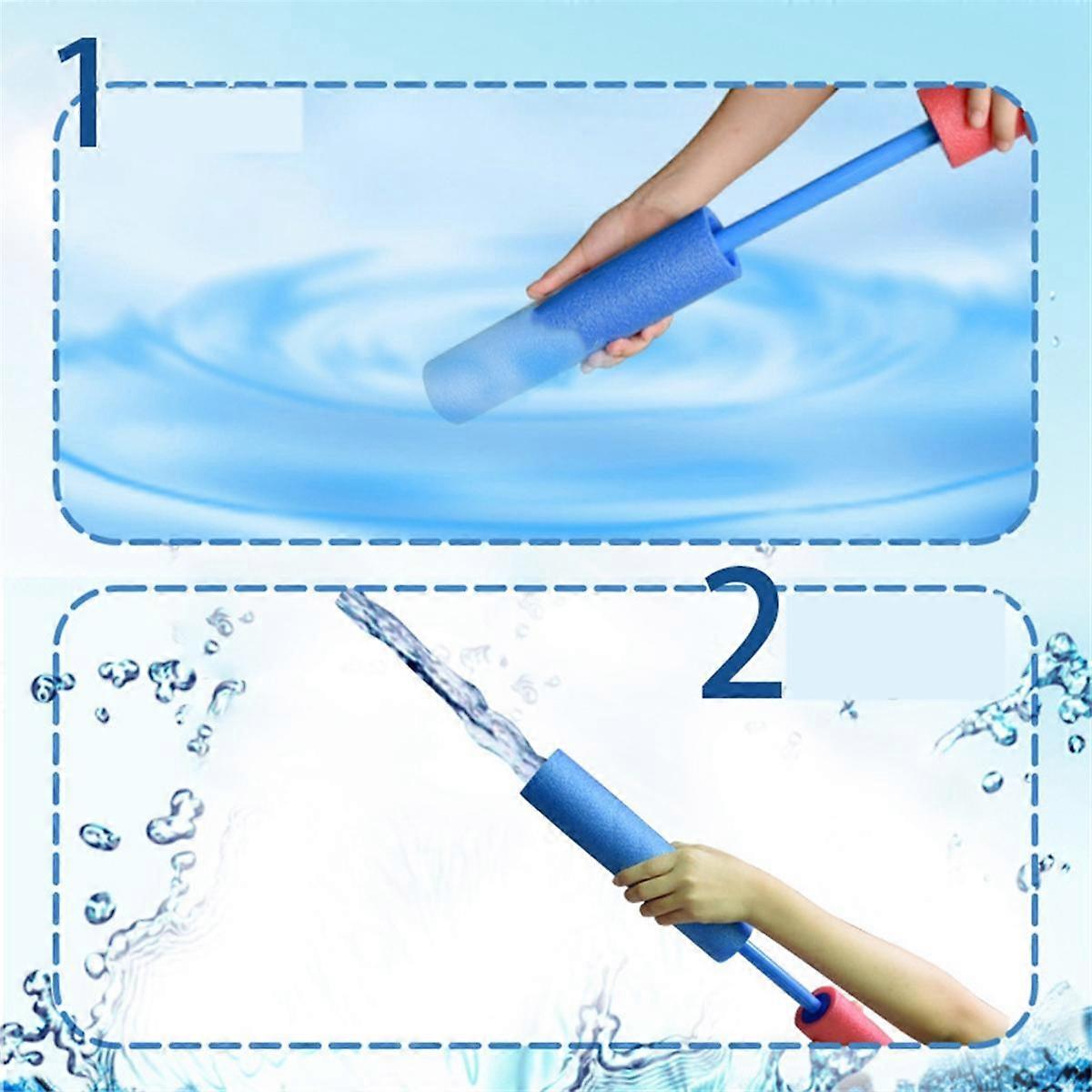 10PCS Water Toy for Kids Portable 30ft Range Foam Water Toy Summer Swimming Pool Toys Random Color(20cm+40cm)