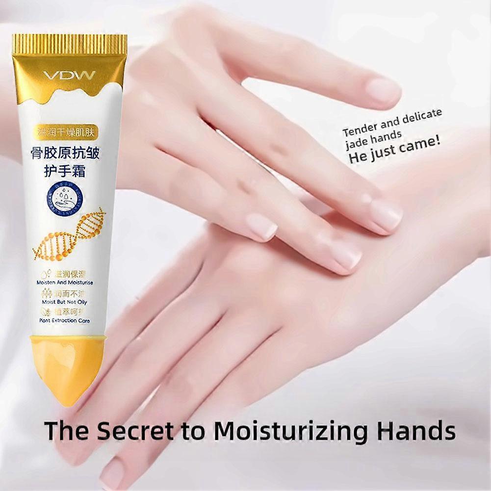Collagen Hand Cream Autumn and Winter Moisturizing Non Greasy Portable 30g