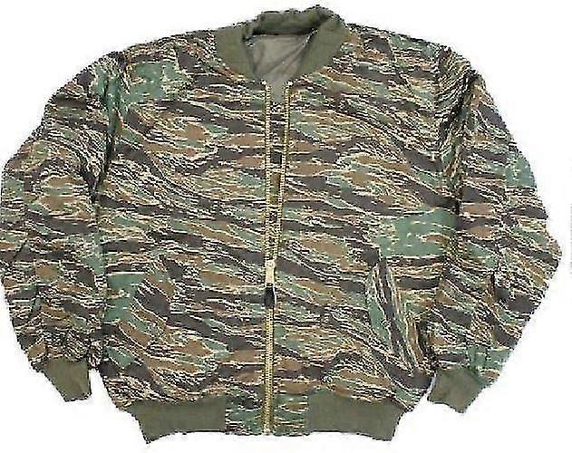 Ma1 Flight Bomber Army Us Airforce Jacket L Tiger Camo