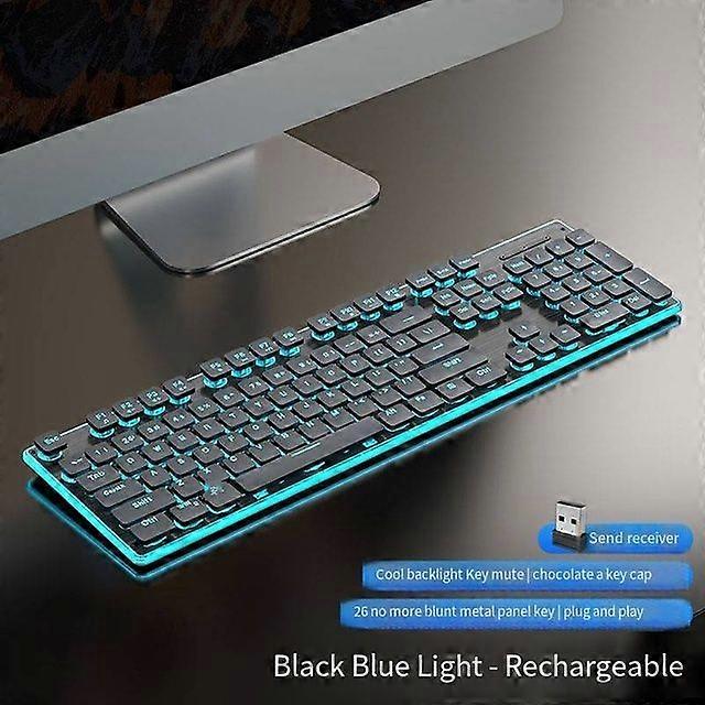 Wireless Keyboard 108 Keys Mute Ultra-Thin High Appearance Level Gaming Computer Peripheral Office Typing Keyboard