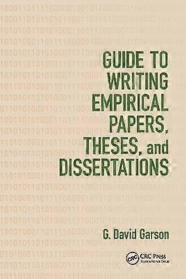 Guide to Writing Empirical Papers Theses and Dissertations