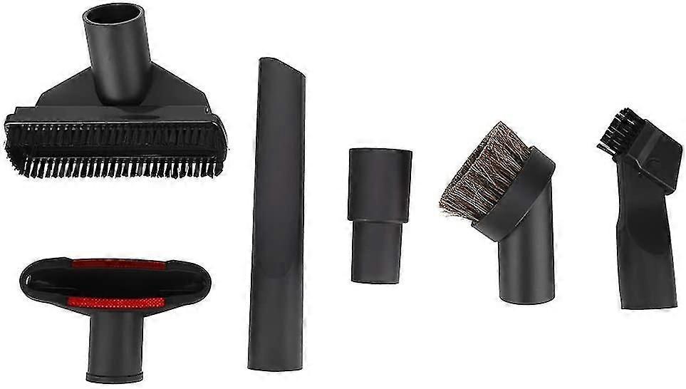 6pcs Hose Tool Brush Kit Vacuum Cleaner Accessories Suction Head Brush Adapter Replacement Kits