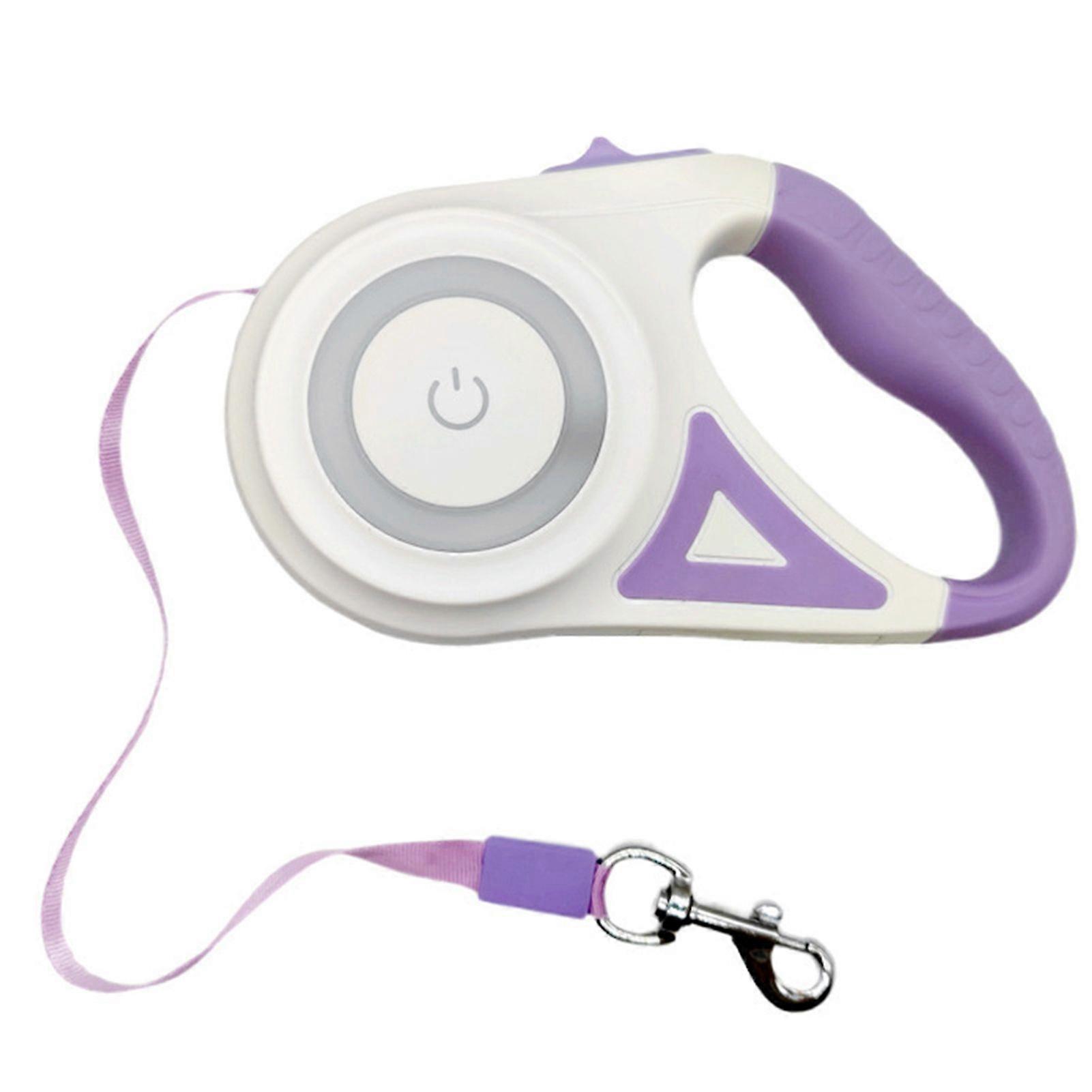 Glow Dog Leash with LED Flashlight - 3M/5M Automatic Retractable Pet Leash for Walking Dogs and Cats