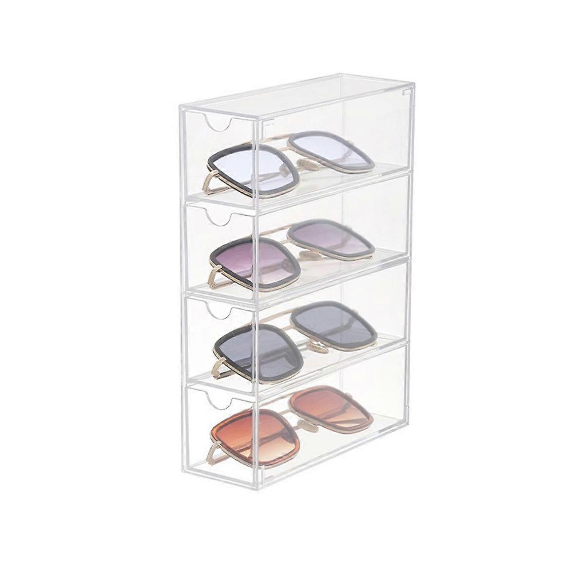 Glasses Storage Box, 4 Drawers