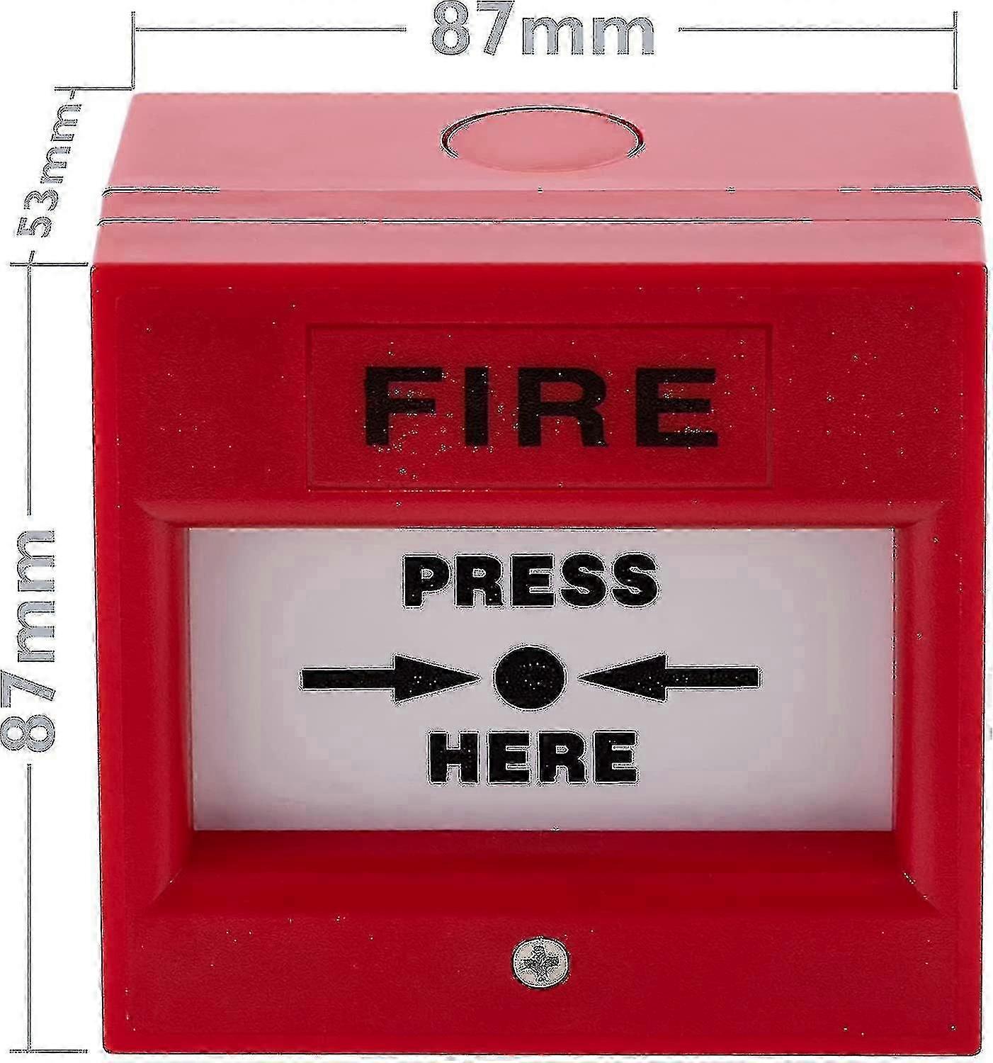 Emergency Manual Button For Fire Alarms With Led Light