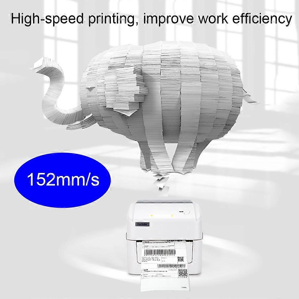 Xprinter XP-420B 108mm Express Order Printer Thermal Label Printer, Style:USB+Bluetooth