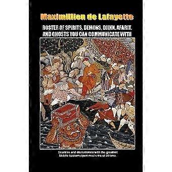 Liste der Geister, Dämonen, Dschinn, Afarit und Geister, mit denen du kommunizieren kannst