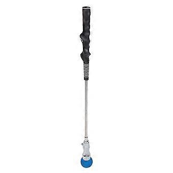Force Adjustable Golf Stick Swing Trainer Practice Training Aid Golf Accessories (Blue)