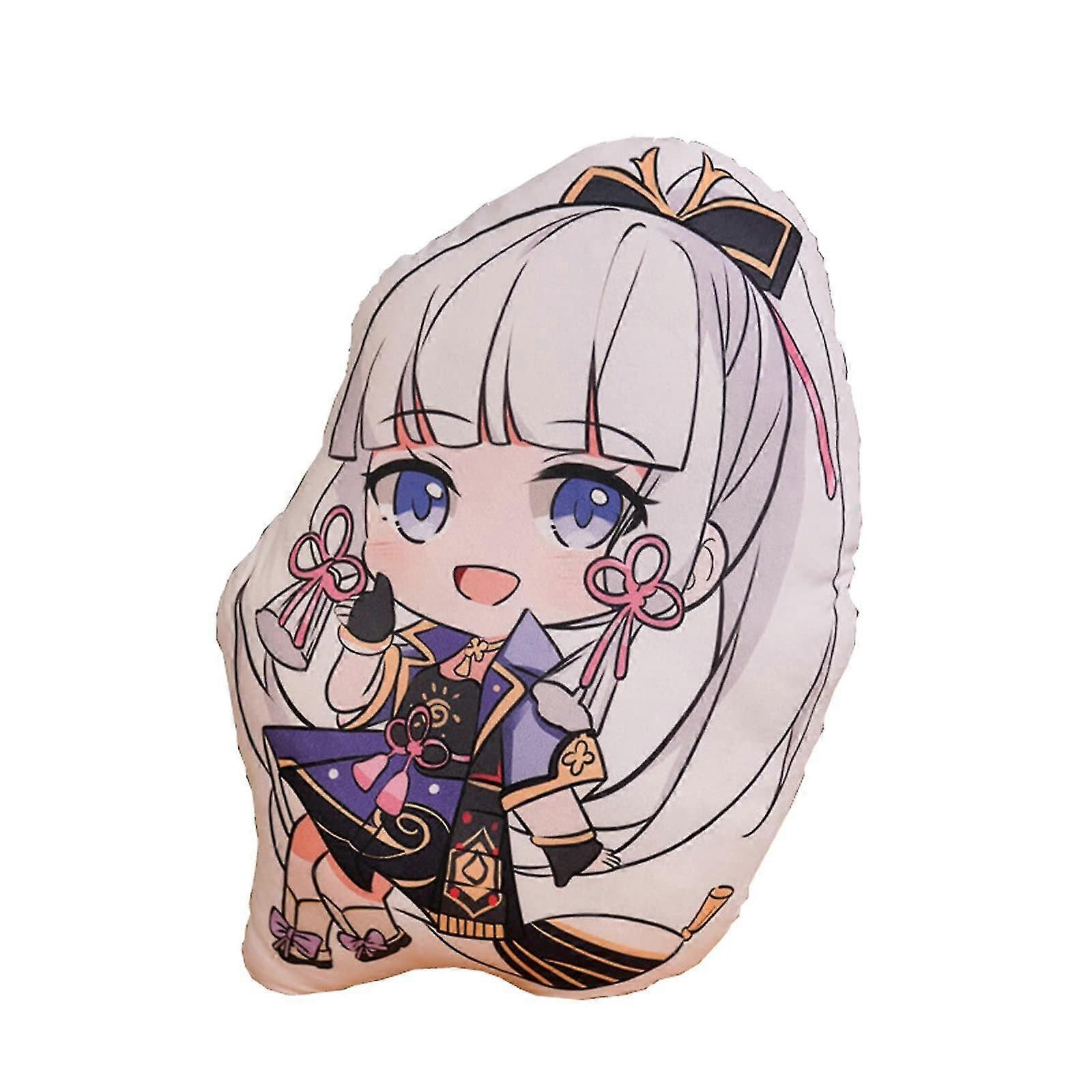 Kamisato Ayaka Genshin Impact Double-Sided Printed Throw Pillow