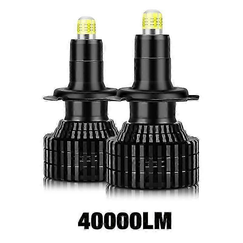 2 stk 30000LM H7 Led 360 H1 HB3 HB4 9012 HIR2 Led H11 H8 9006 9005 Bil frontlyspærer Tåkelampe for Auto 3000K 6000K 12V 3D-brikker