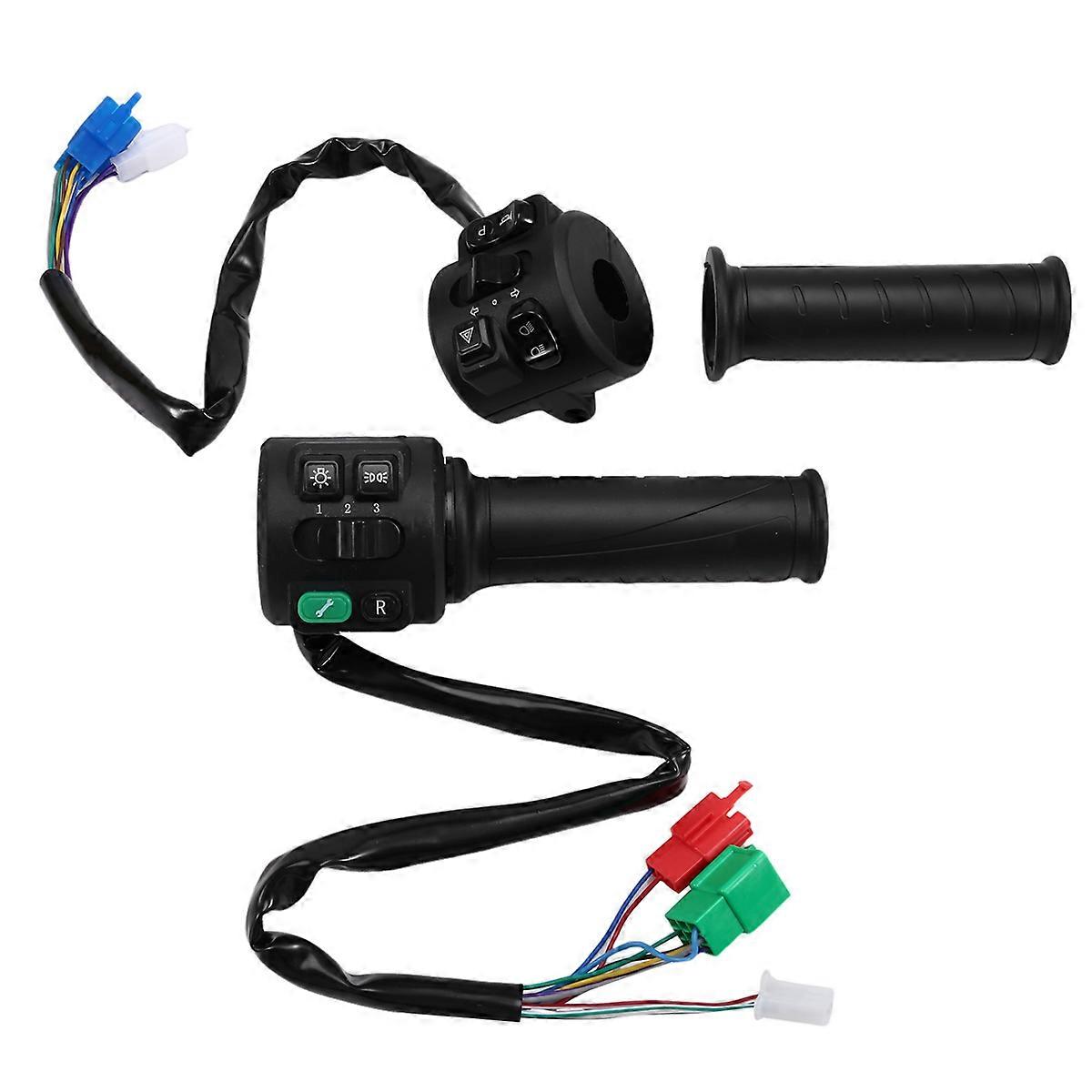 T08 Hall Type 48v 60v 72v with Three Speed Parking Reverse Comb Function Twist Throttle for Electri