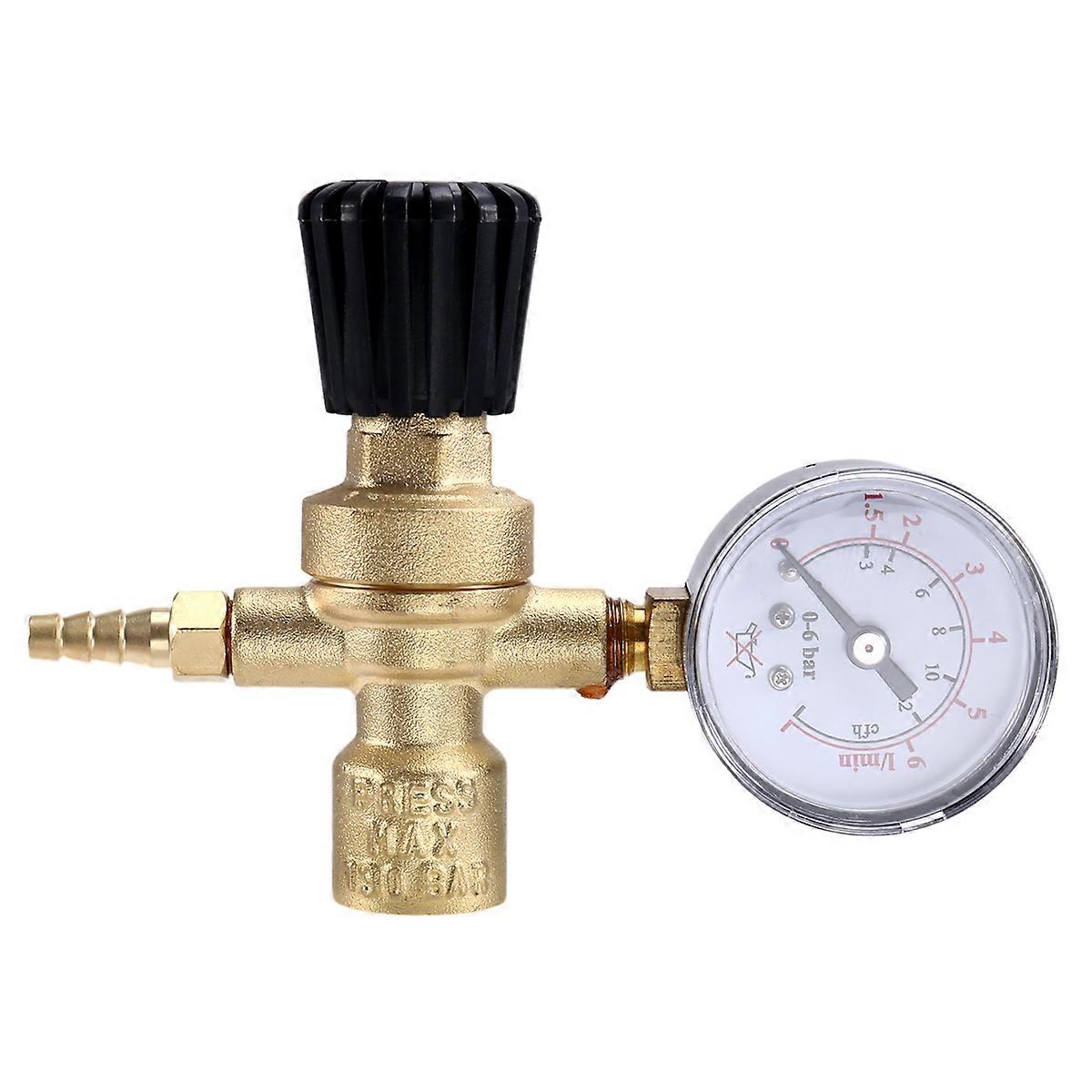 Mini Carbon Dioxide Pressure Reducer Pressure Gauge Instrument 36v220V Two Welding Pressure Reducing Valve M10 X 1