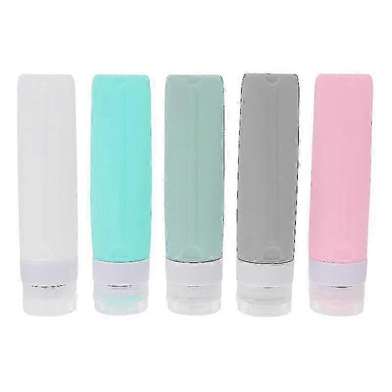 unique 5pcs container bottle, Empty Bottle Silicone