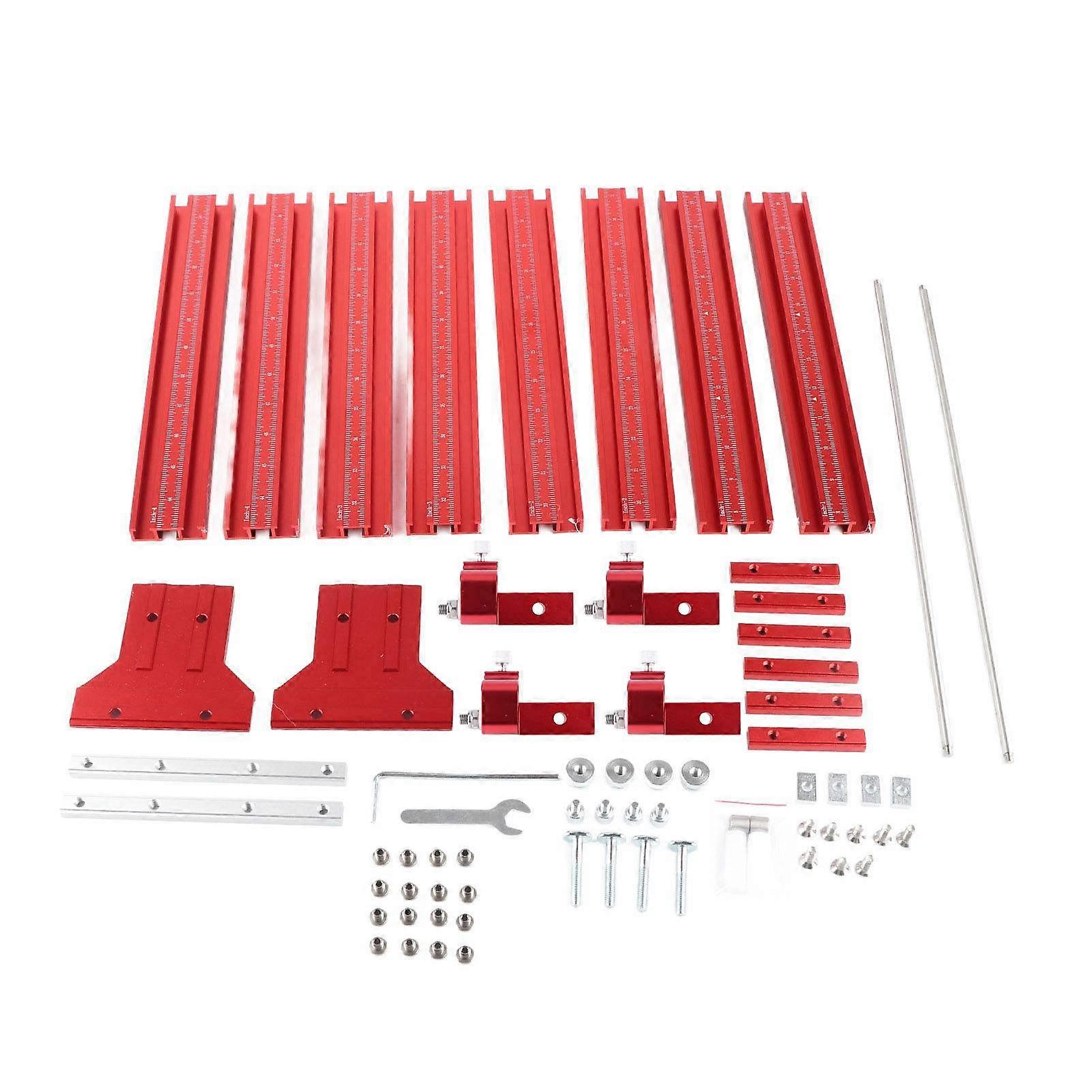 Aluminum Alloy Parallel Guide Rail System, Anti-rust and Wear-resistant, Circular Saw Guide Rail Joint Kit
