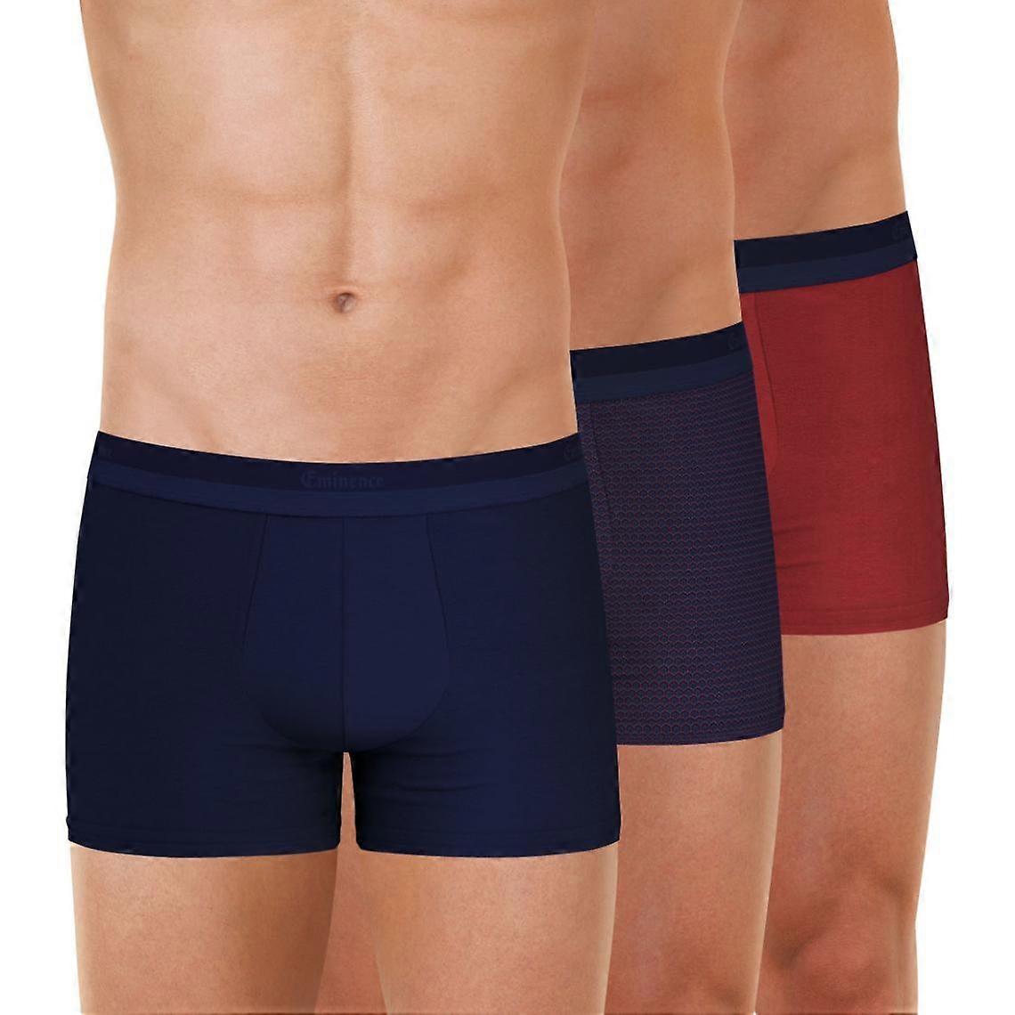 Set Di 3 Boxer In Cotone Multicolore Studio Eminence Da Uomo