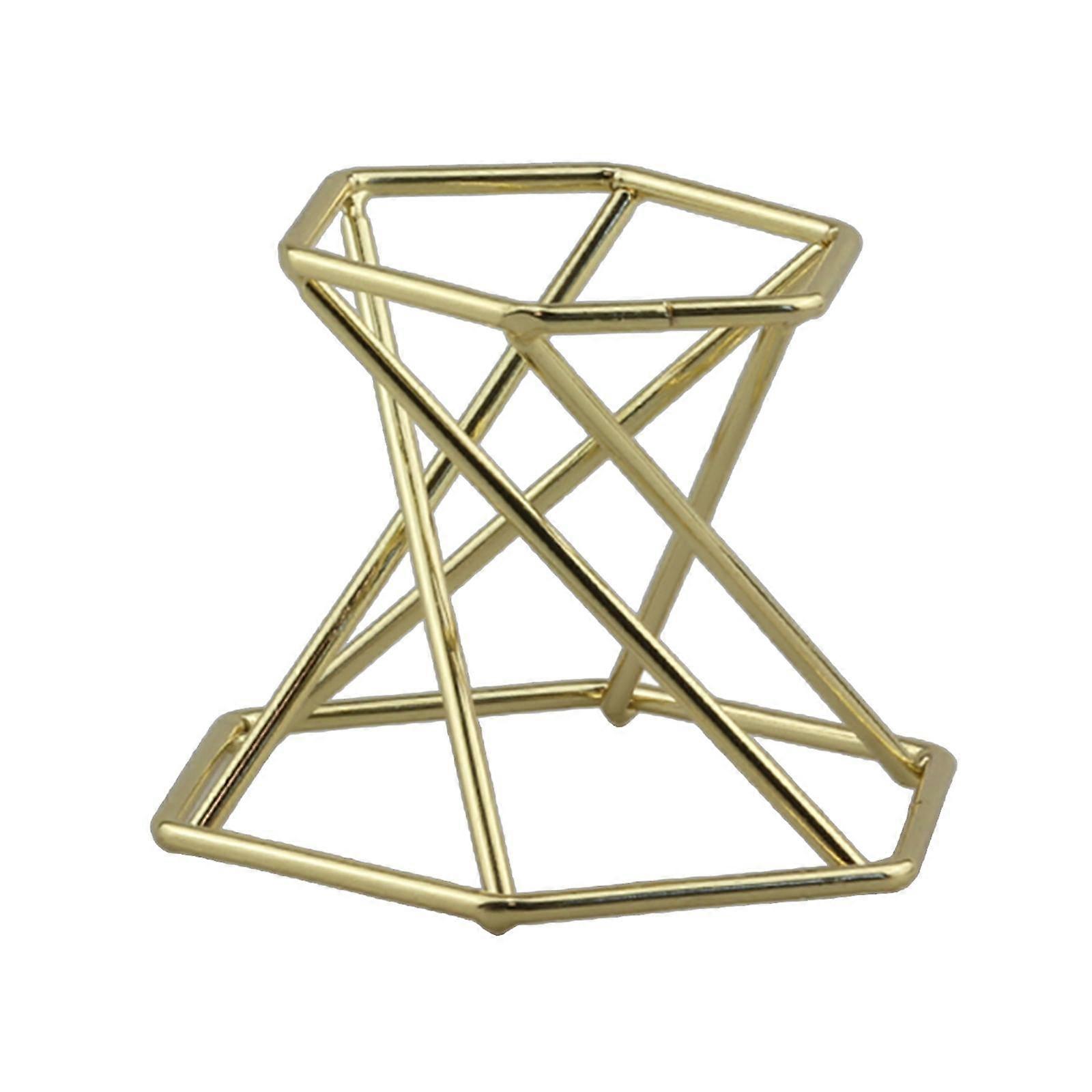 Crystal Glass Stand Display for Mineral Rocks Gemstones Geode