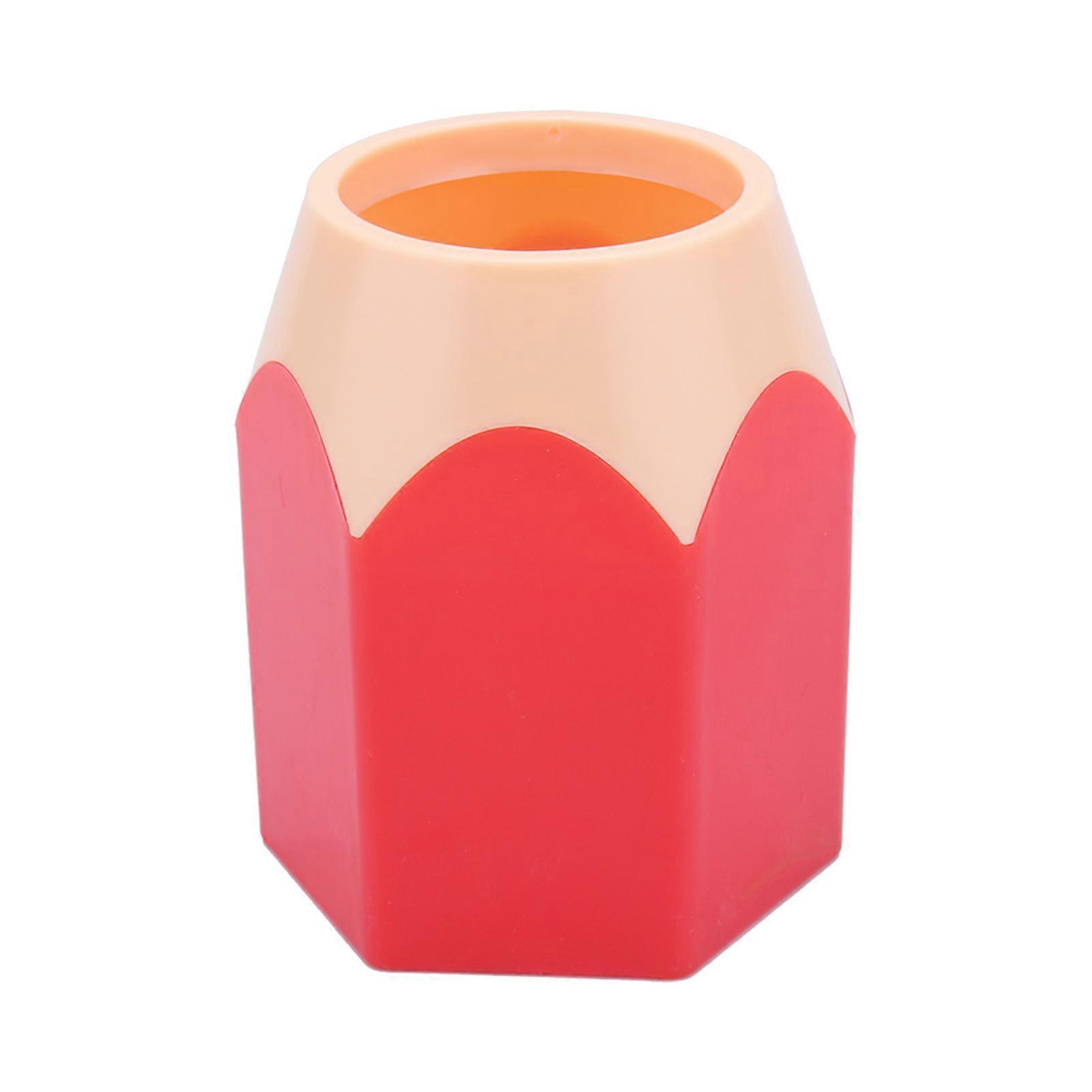 Creative Makeup Brush Holder - Versatile Pen and Pencil Case, Stylish Desktop Container for Stationery, Durable Material, Compact Size