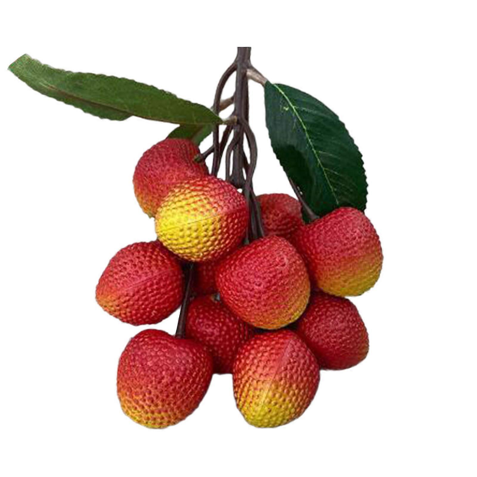 Bunch of Artificial Fruit Photography Props for Basket Display Party Decorations 6 Kind of Fruit Realistic Plastic Fruit
