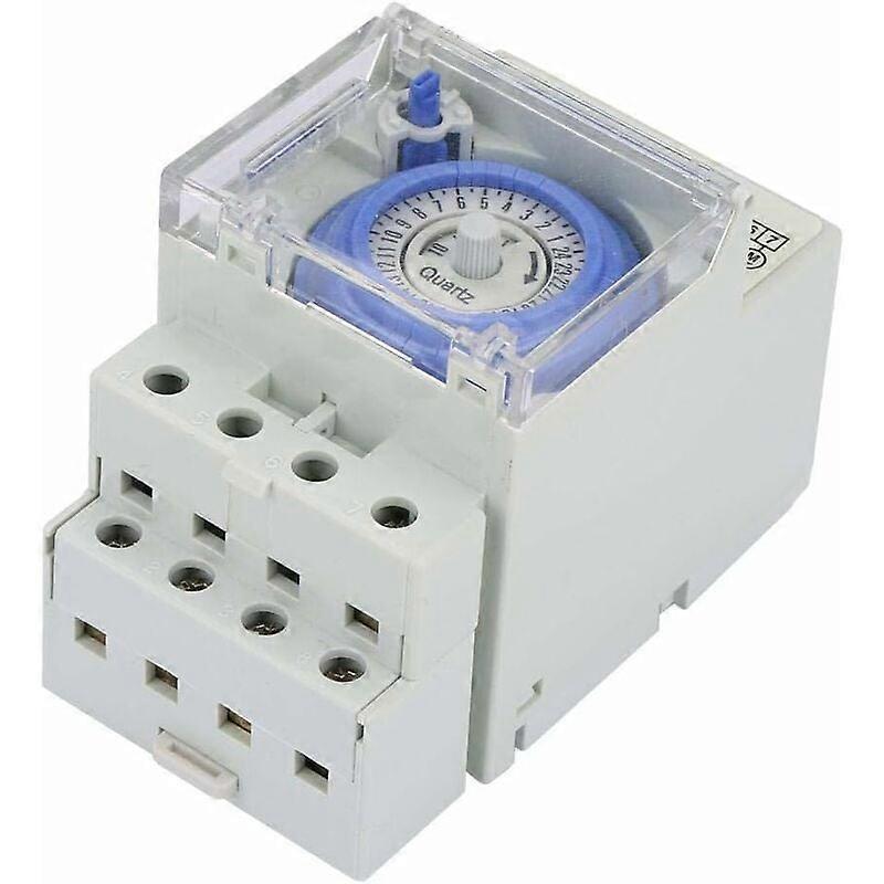 Mechanical Repeat Cycle Timer, DIN Rail Mount, An Energy-Saving Electromechanical Timer For Appliances Power Switch Control, Anti-Jamming
