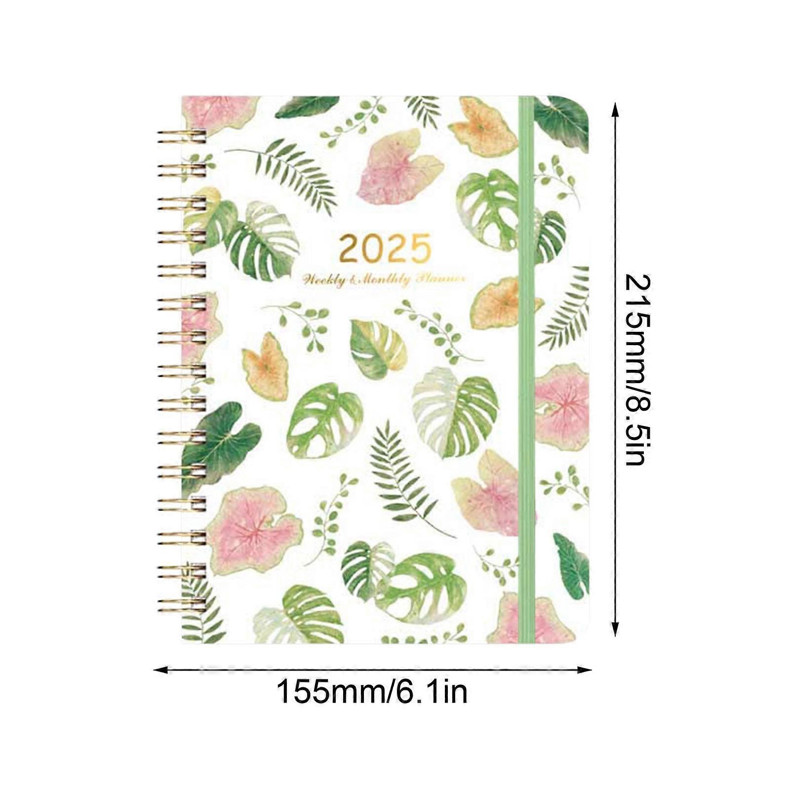 English Schedule A Plan Book With Separating Pages Plan Notebook Coil Book Durable AA
