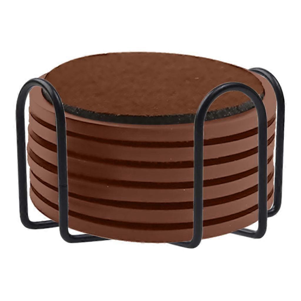 MagiDeal Absorbent Coasters 6Pcs Tabletop Drinking Heatproof for Resistant