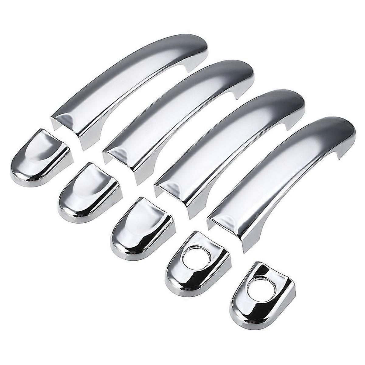 9Pcs Set ABS Chrome Door Handle Covers Trim for  PORTER T5 T6 VAN 2003-2015