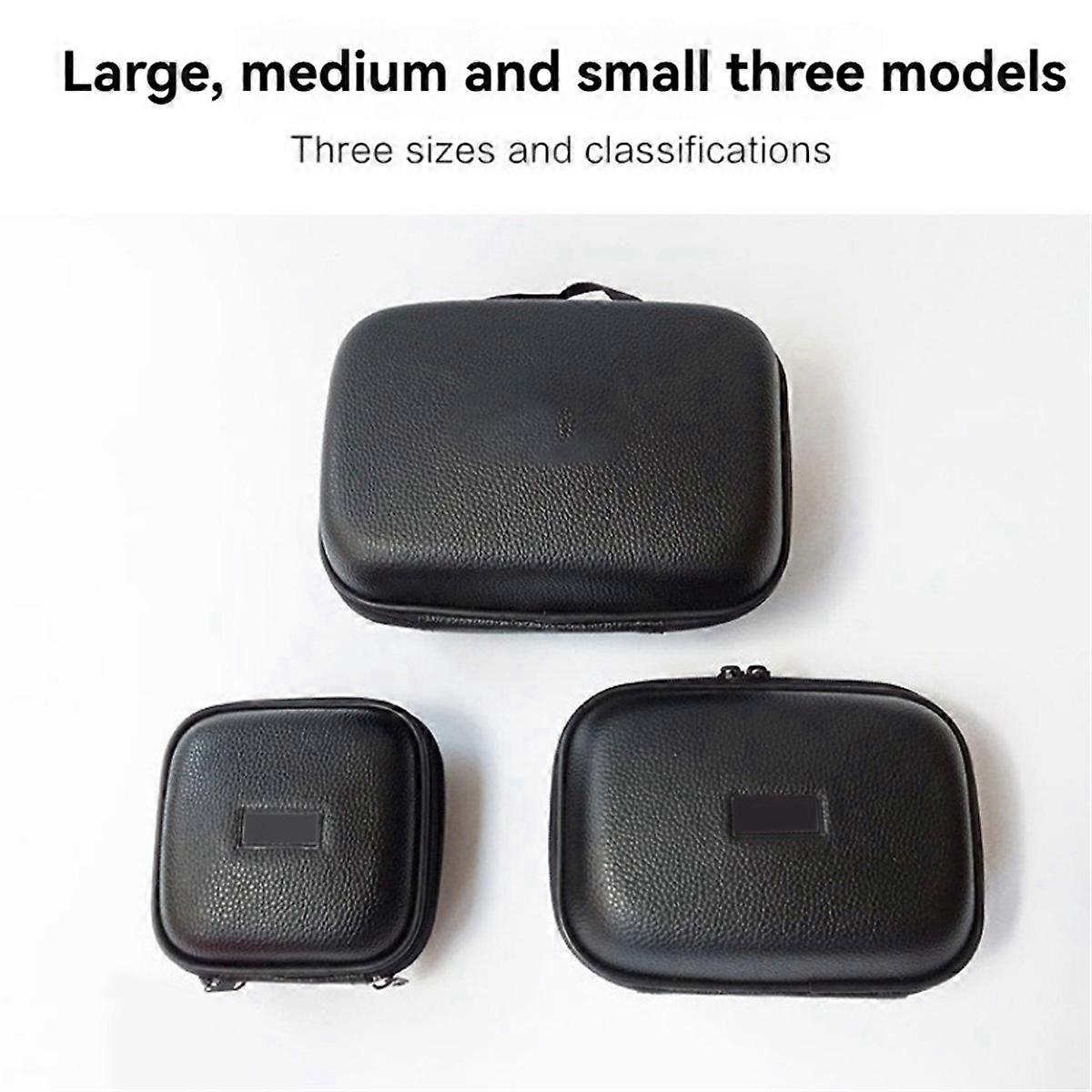 Artificial Leather Fishing Bag Reel Case Bag Waterproof 28x20x14cm