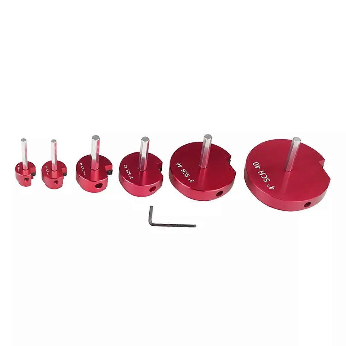 6Pcs για PPRK6 πλαστικό κιτ Reamer τοποθέτησης σωλήνων για τρυπάνια 1/2inch Εργαλείο Reamer σωλήνων PVC για RV Exhaus