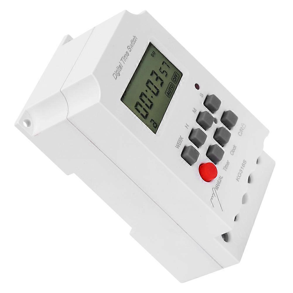 Microcomputer LCD Digital Timer Switch, Second Control Timer, 32 Groups On/Off, 220V, KG316S